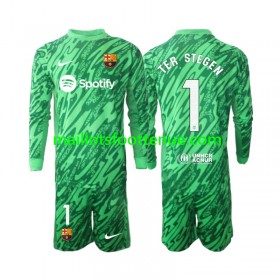 Maillot/Tenue FC Barcelone Ter Stegen 1 Gardien Enfant Domicile 2024/2025 Manche Longue